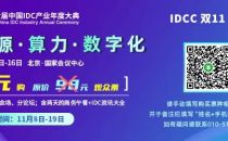 一元抢购IDCC2021大会门票！双十一狂欢！限时秒杀！