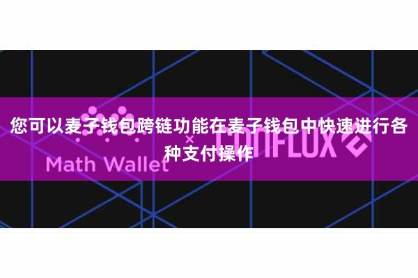 您可以麦子钱包跨链功能在麦子钱包中快速进行各种支付操作