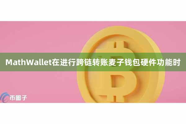 MathWallet在进行跨链转账麦子钱包硬件功能时